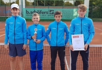 v.l.: Magnus Schürmann, Mika Generotzky, Finn Buschmaas, Louis Nass