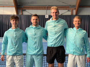 v.l.: Marlon Menzler, Jonas Müller, Lars Hoischen, Jonas Erdmann