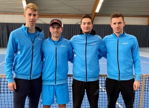 V.l.: Alexander Kopp, Alban Meuffels, Yannick Pott und Jonas Müller - Foto: Berthold Strüve