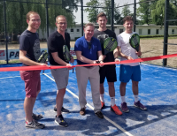 Padelplatz-Eröffnung ein voller Erfolg