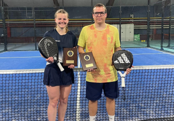 Ann-Kathrin Neiss und Marvin Meier deutsche Padel-Mixed-Meister