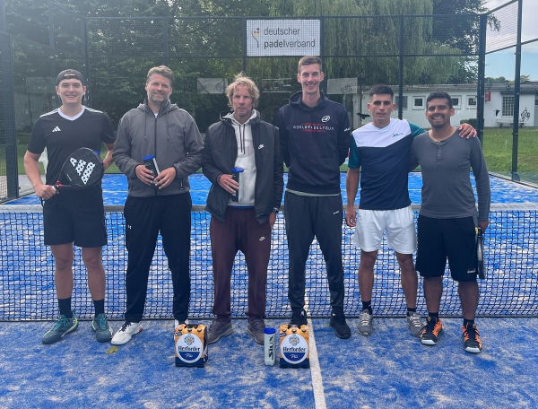 Jonas Müller und Raoul Büscher werden Vierter beim 4. TC Herford Tagesturnier