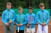 Die 1. Jungen U15 landete Big Points im Kampf um den Gruppensieg. Von links: Magnus Schürmann, Mika Generotzky, Finn Buschmaas und Louis Nass