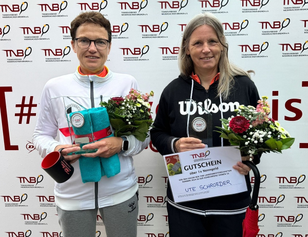 Ute Schröder Landesmeisterin Damen 55